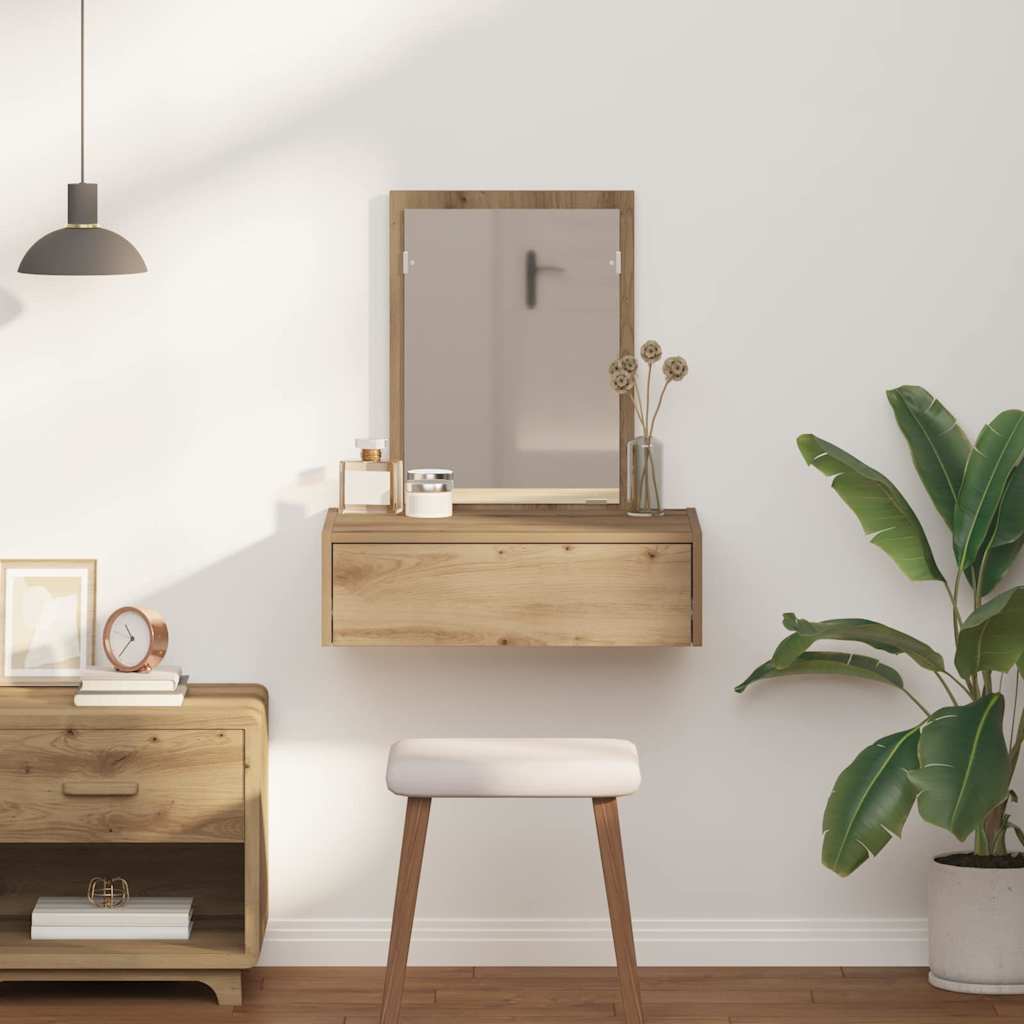 Table de Toilette Marron 60 x 40 x 70 cm Bois d'ingénierie - XIOS