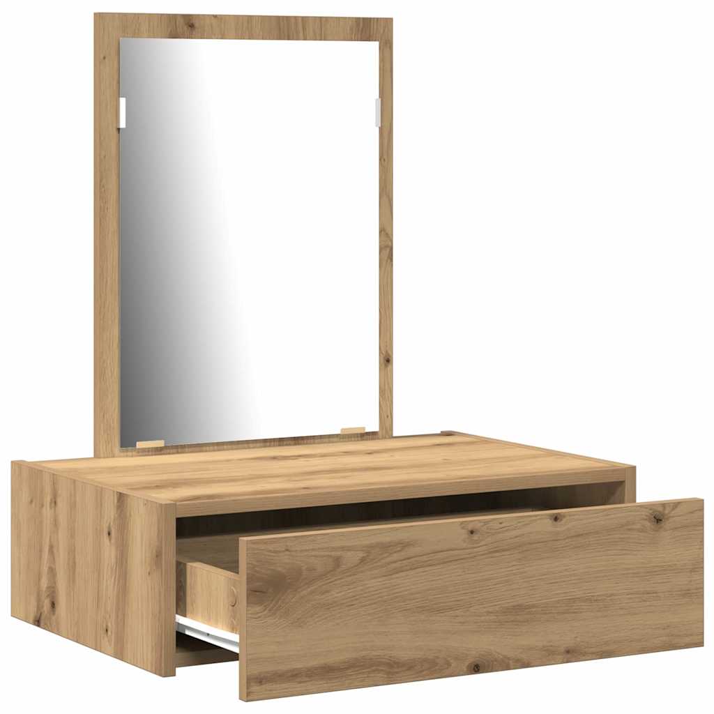 Table de Toilette Marron 60 x 40 x 70 cm Bois d'ingénierie - XIOS