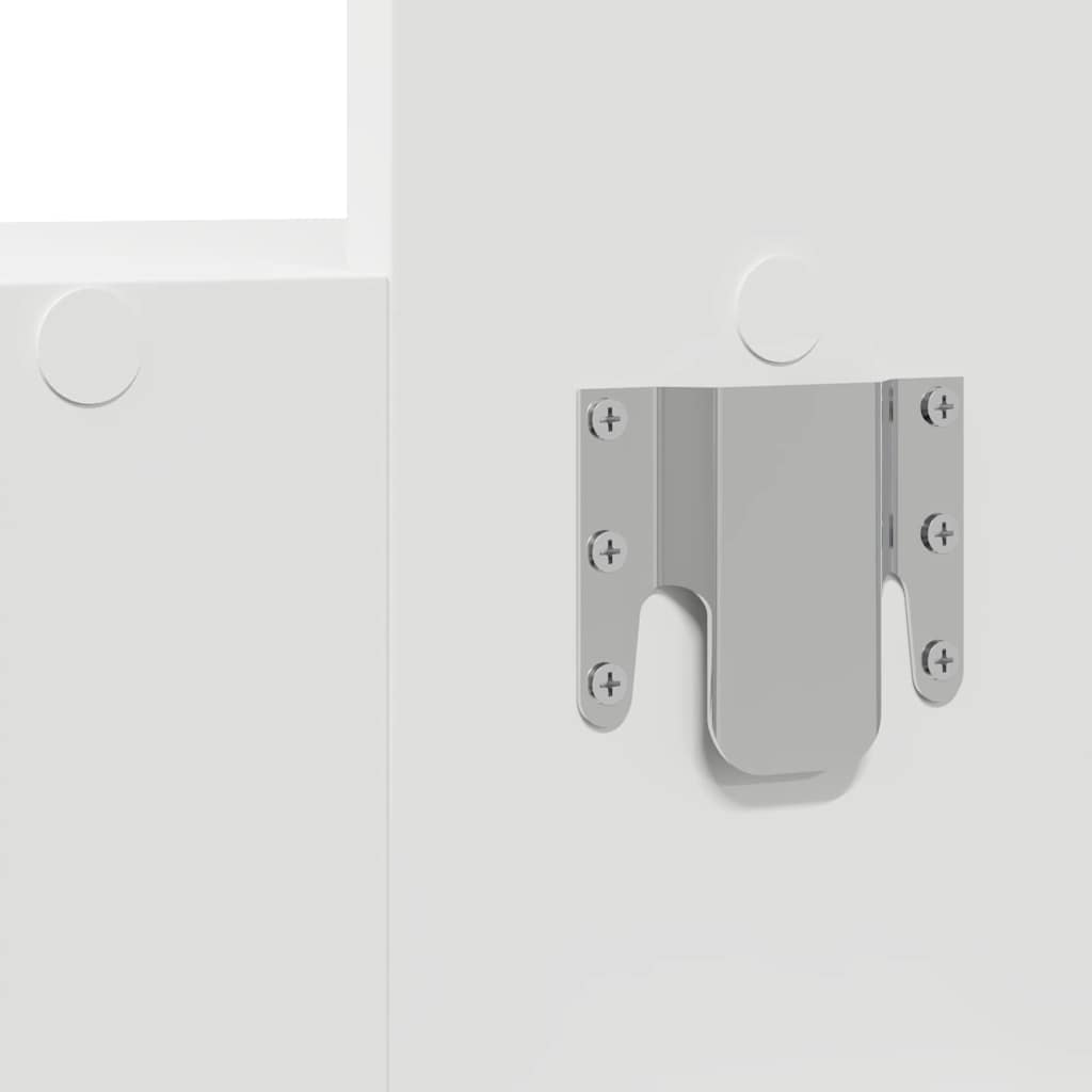 Table de Toilette Blanc 83 x 40 x 70 cm Bois d'ingénierie - XIOS