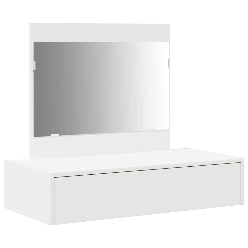 Table de Toilette Blanc 83 x 40 x 70 cm Bois d'ingénierie - XIOS