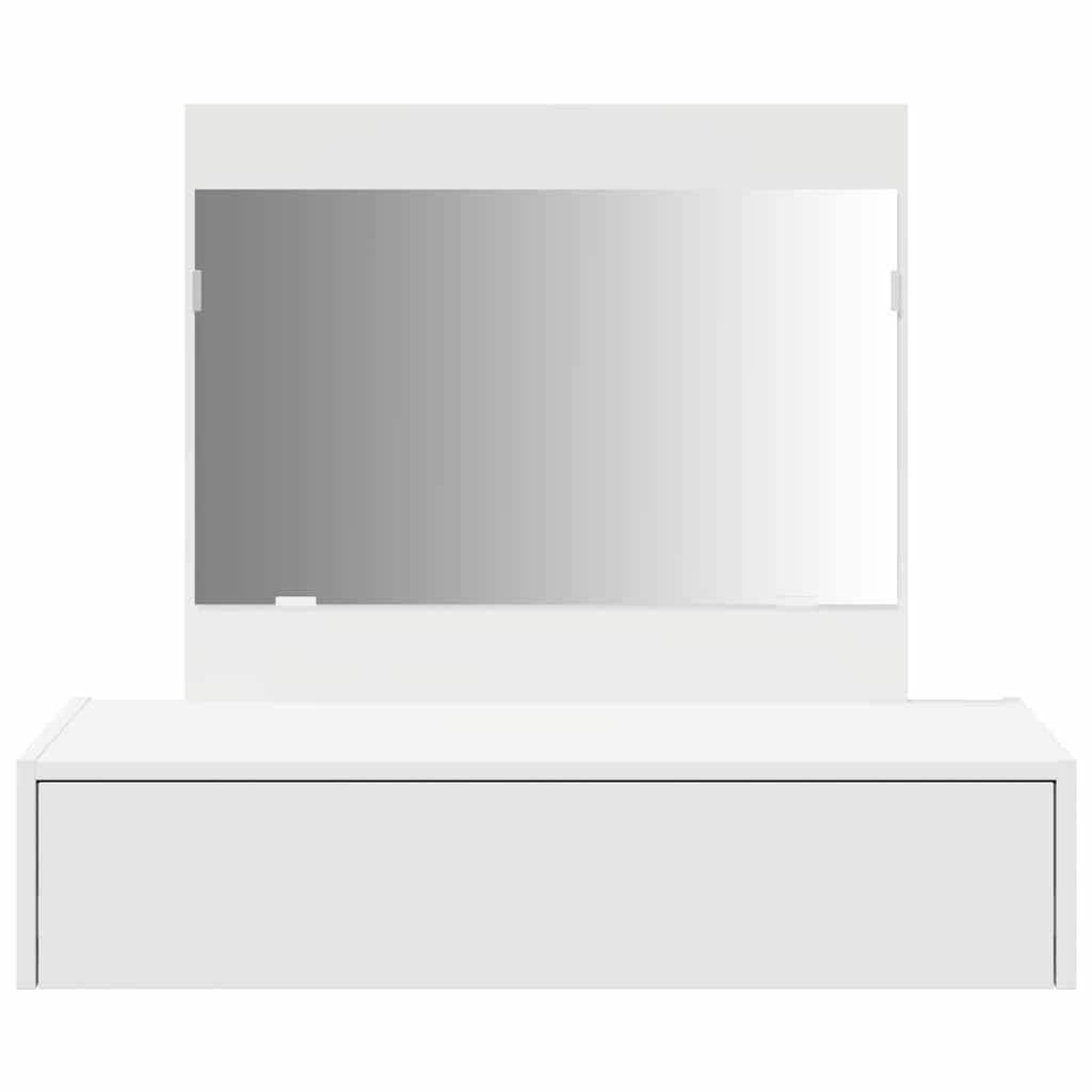 Table de Toilette Blanc 83 x 40 x 70 cm Bois d'ingénierie - XIOS
