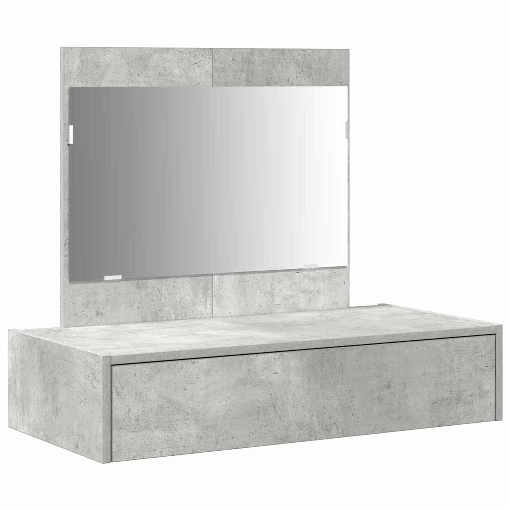 Table de Toilette Gris 83 x 40 x 70 cm Bois d'ingénierie - XIOS