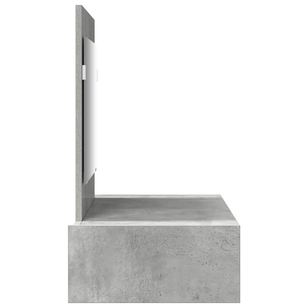 Table de Toilette Gris 83 x 40 x 70 cm Bois d'ingénierie - XIOS