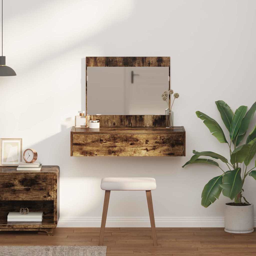 Table de Toilette Marron 83 x 40 x 70 cm Bois d'ingénierie - XIOS