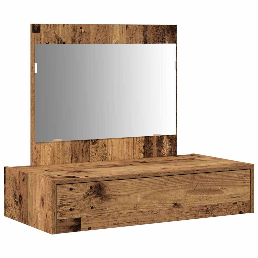 Table de Toilette Marron 83 x 40 x 70 cm Bois d'ingénierie - XIOS