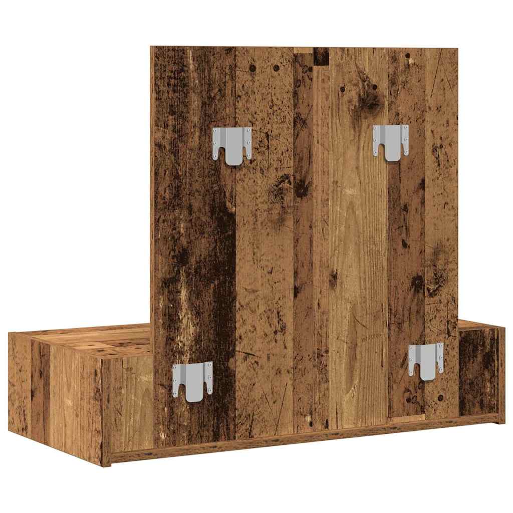 Table de Toilette Marron 83 x 40 x 70 cm Bois d'ingénierie - XIOS