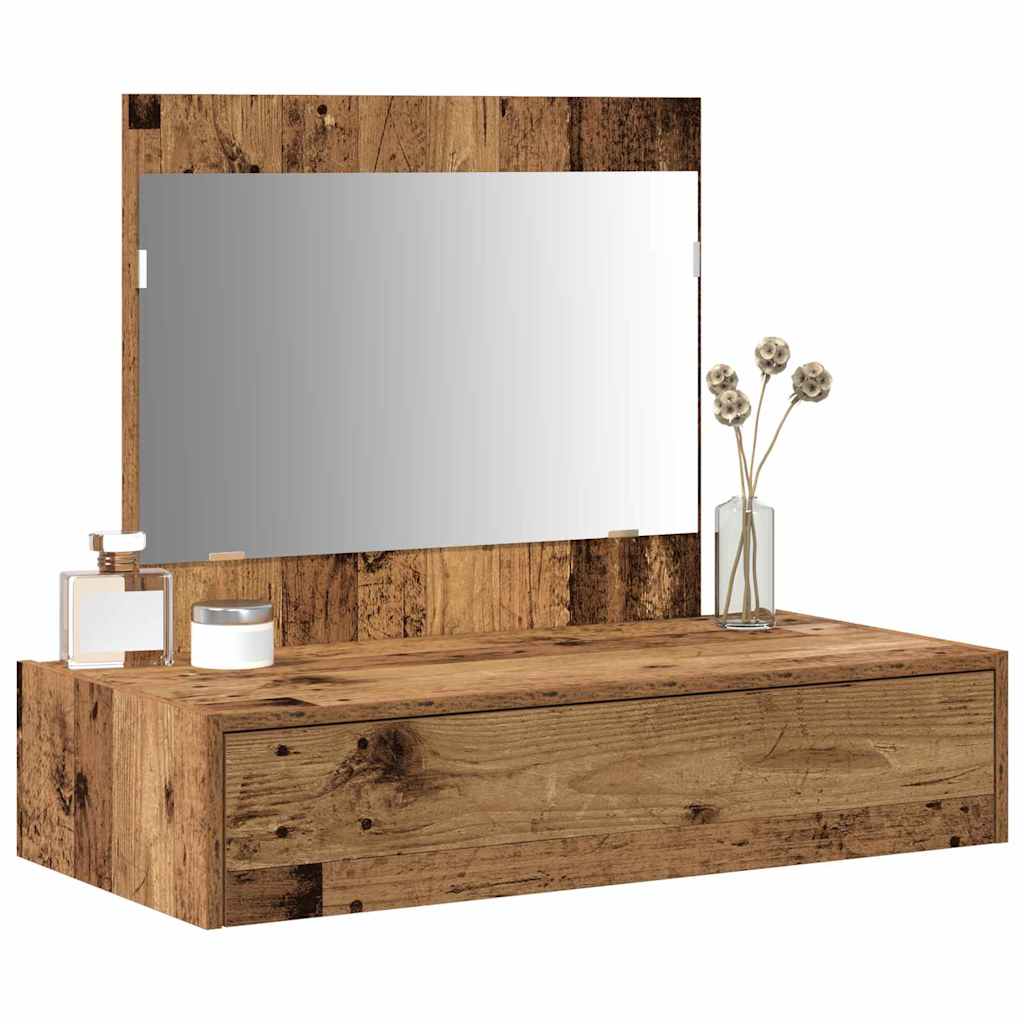 Table de Toilette Marron 83 x 40 x 70 cm Bois d'ingénierie - XIOS