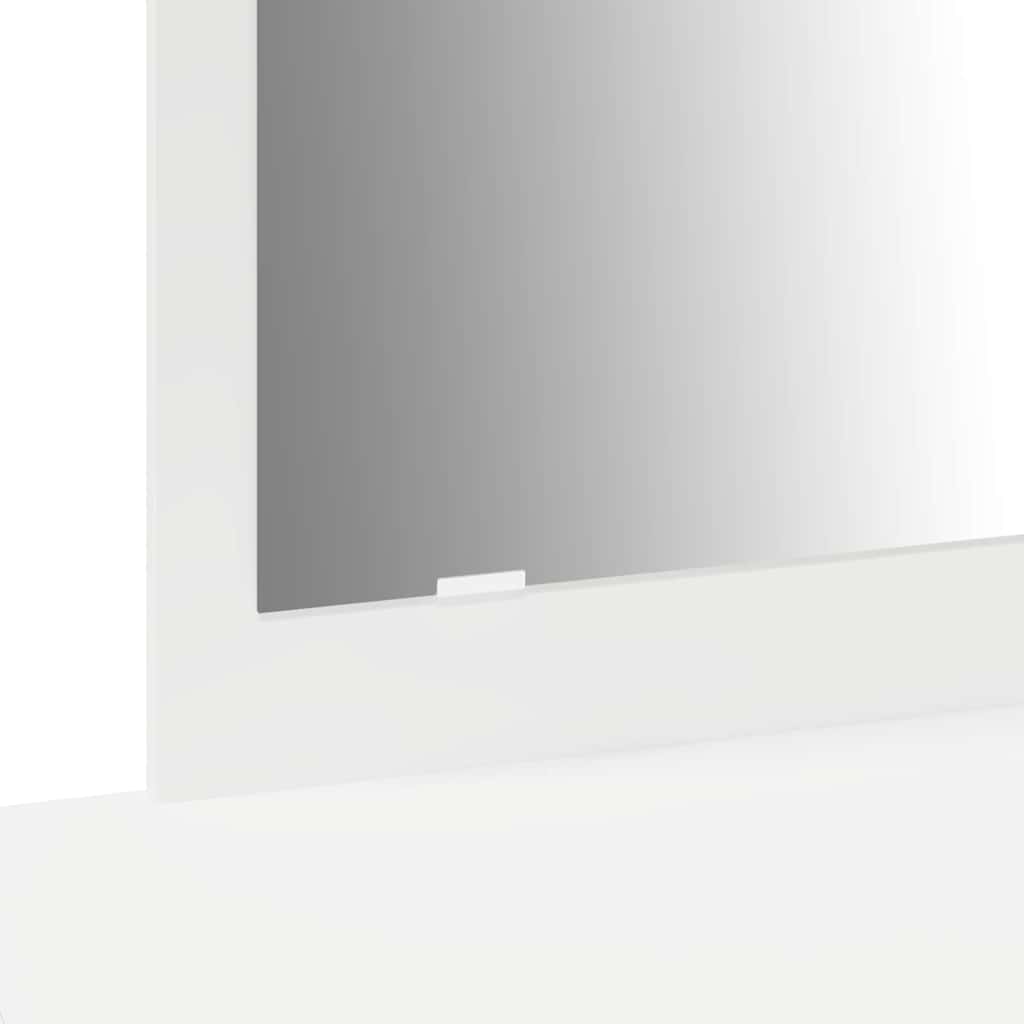 Table de Toilette Blanc 100 x 40 x 70 cm Bois d'ingénierie - XIOS