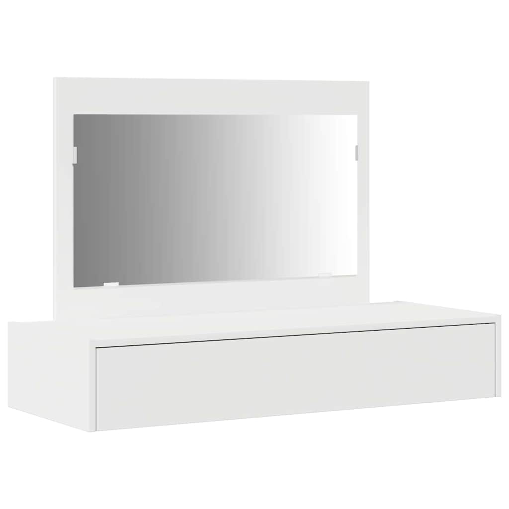 Table de Toilette Blanc 100 x 40 x 70 cm Bois d'ingénierie - XIOS
