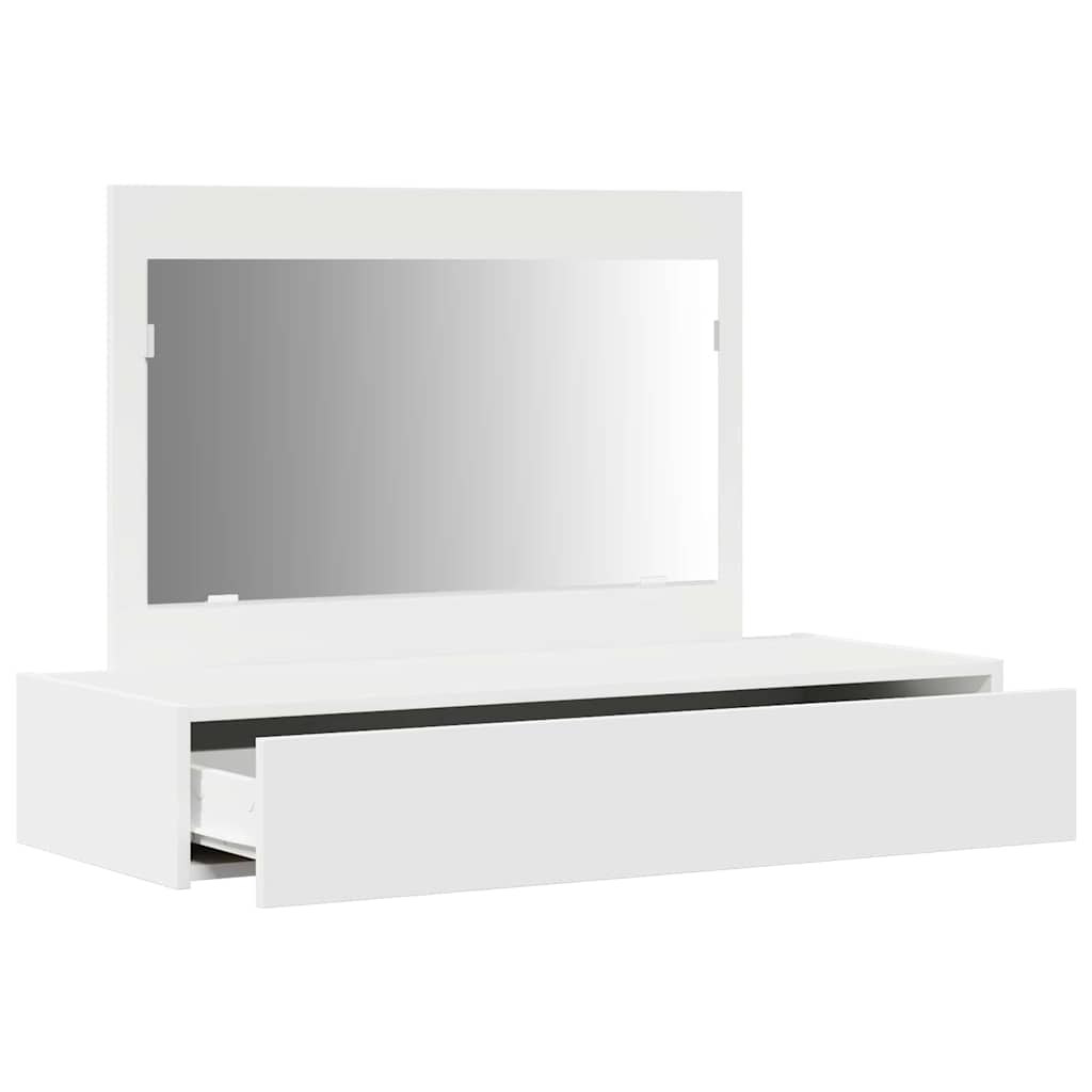 Table de Toilette Blanc 100 x 40 x 70 cm Bois d'ingénierie - XIOS