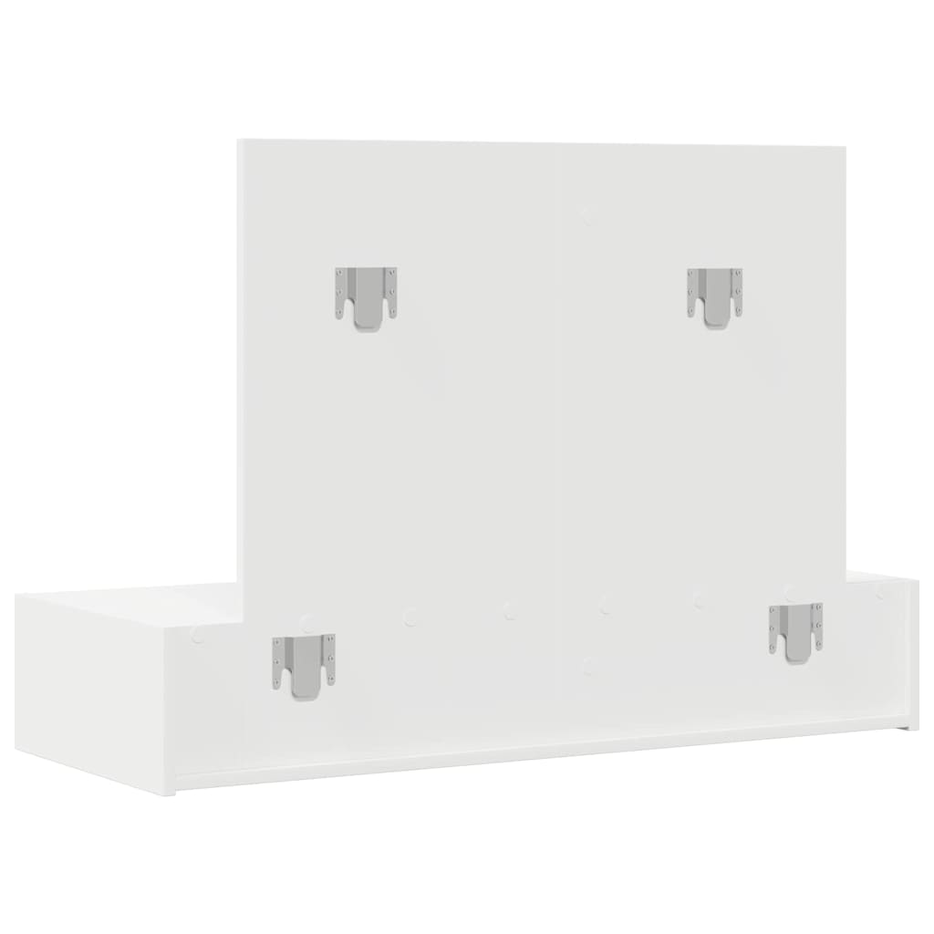 Table de Toilette Blanc 100 x 40 x 70 cm Bois d'ingénierie - XIOS
