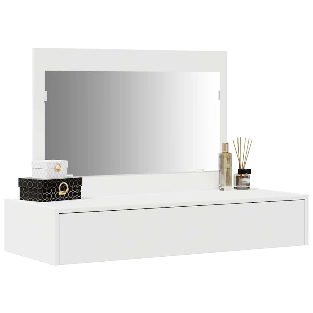 Table de Toilette Blanc 100 x 40 x 70 cm Bois d'ingénierie - XIOS