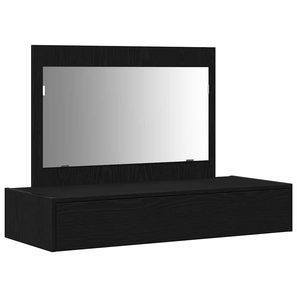 Table de Toilette Noir 100 x 40 x 70 cm Bois d'ingénierie - XIOS