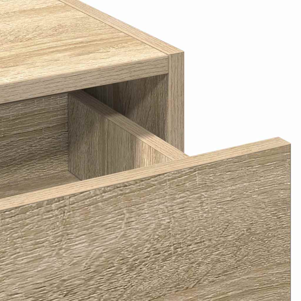 Table de Toilette Marron 100 x 40 x 70 cm Bois d'ingénierie - XIOS