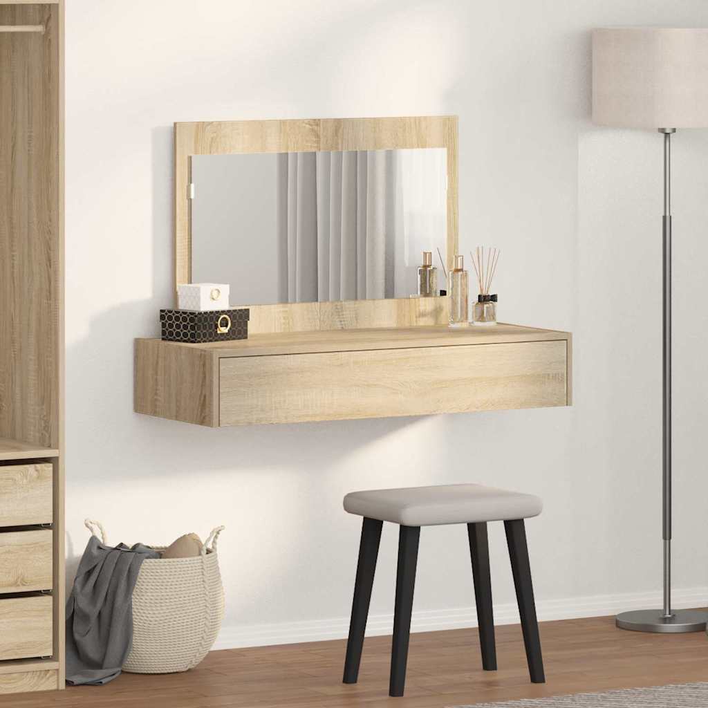 Table de Toilette Marron 100 x 40 x 70 cm Bois d'ingénierie - XIOS