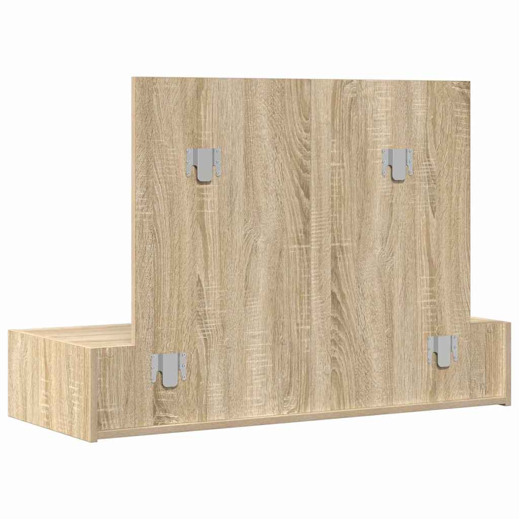 Table de Toilette Marron 100 x 40 x 70 cm Bois d'ingénierie - XIOS