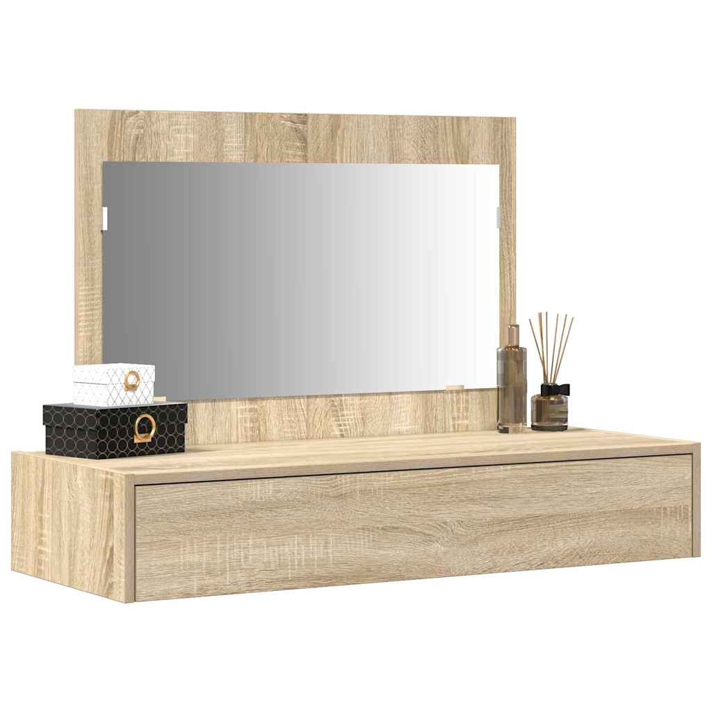 Table de Toilette Marron 100 x 40 x 70 cm Bois d'ingénierie - XIOS