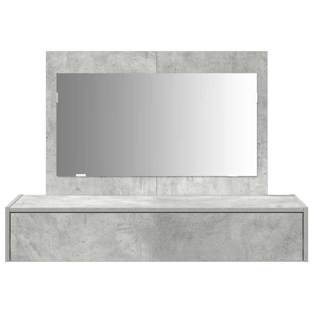 Table de Toilette Gris 100 x 40 x 70 cm Bois d'ingénierie - XIOS
