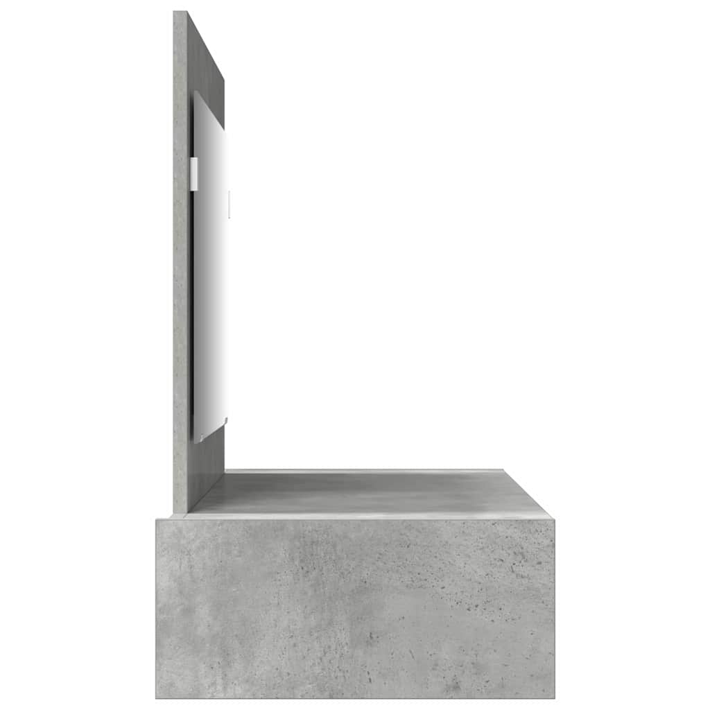 Table de Toilette Gris 100 x 40 x 70 cm Bois d'ingénierie - XIOS