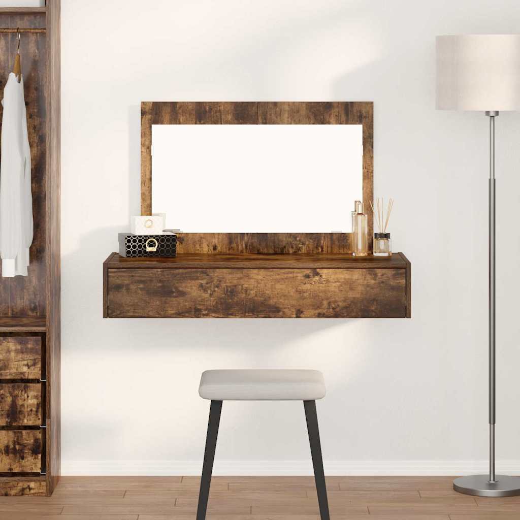 Table de Toilette Marron 100 x 40 x 70 cm Bois d'ingénierie - XIOS