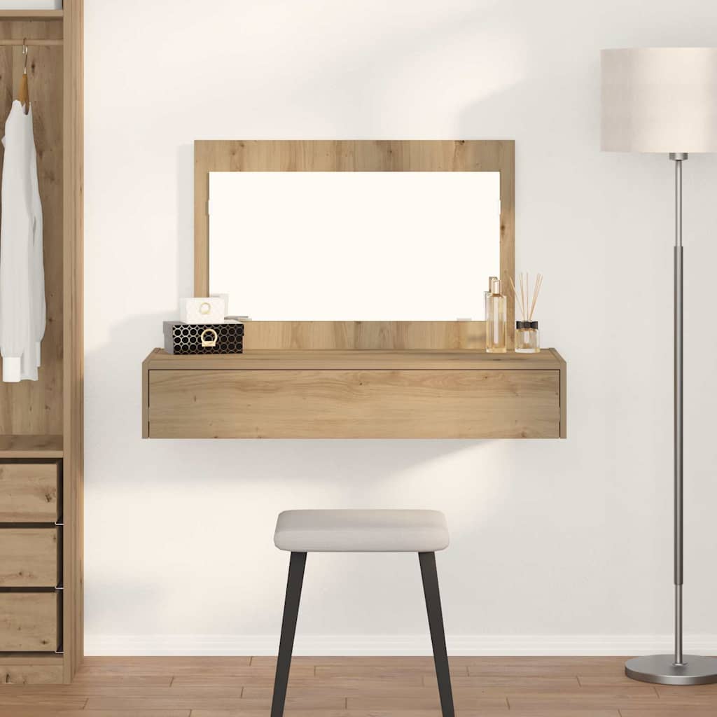 Table de Toilette Marron 100 x 40 x 70 cm Bois d'ingénierie - XIOS