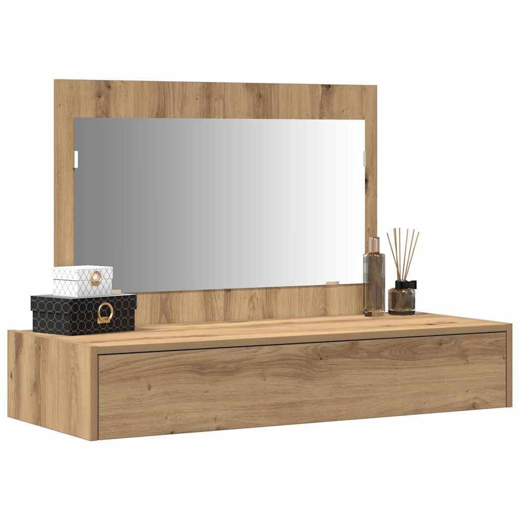 Table de Toilette Marron 100 x 40 x 70 cm Bois d'ingénierie - XIOS