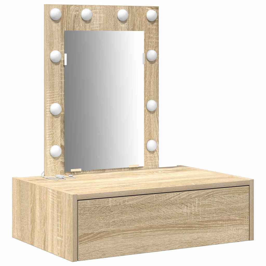 Table de Toilette Marron 60 x 40 x 70 cm Bois d'ingénierie - XIOS