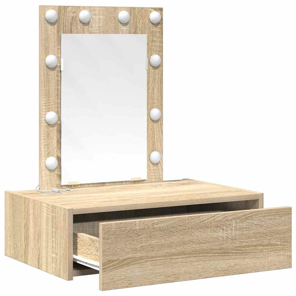 Table de Toilette Marron 60 x 40 x 70 cm Bois d'ingénierie - XIOS