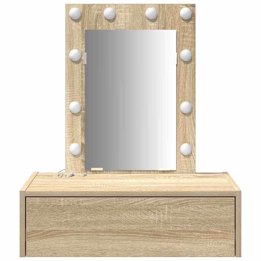 Table de Toilette Marron 60 x 40 x 70 cm Bois d'ingénierie - XIOS