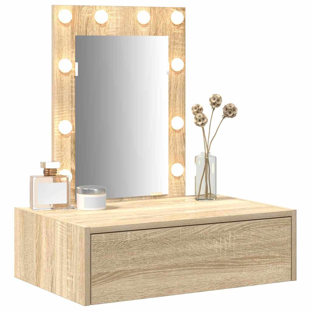 Table de Toilette Marron 60 x 40 x 70 cm Bois d'ingénierie - XIOS