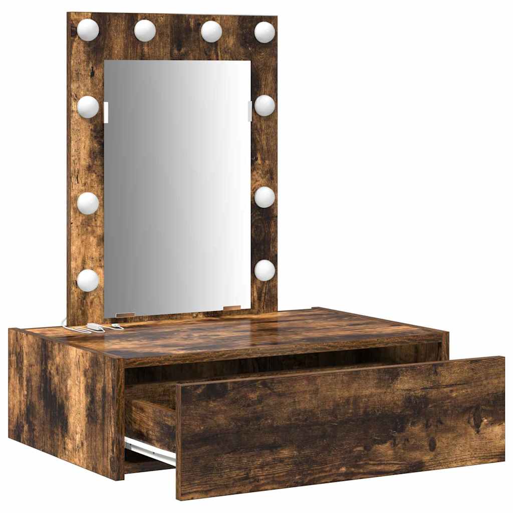Table de Toilette Marron 60 x 40 x 70 cm Bois d'ingénierie - XIOS
