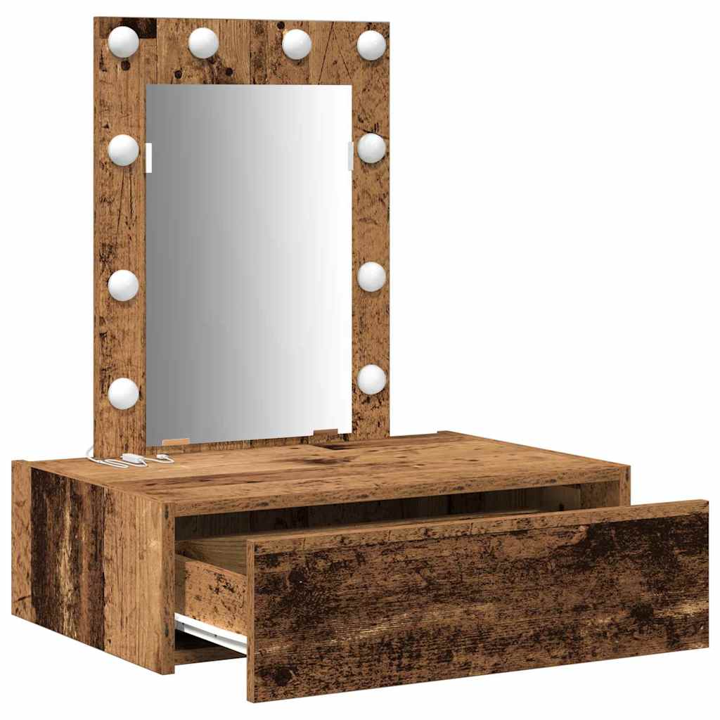 Table de Toilette Marron 60 x 40 x 70 cm Bois d'ingénierie - XIOS