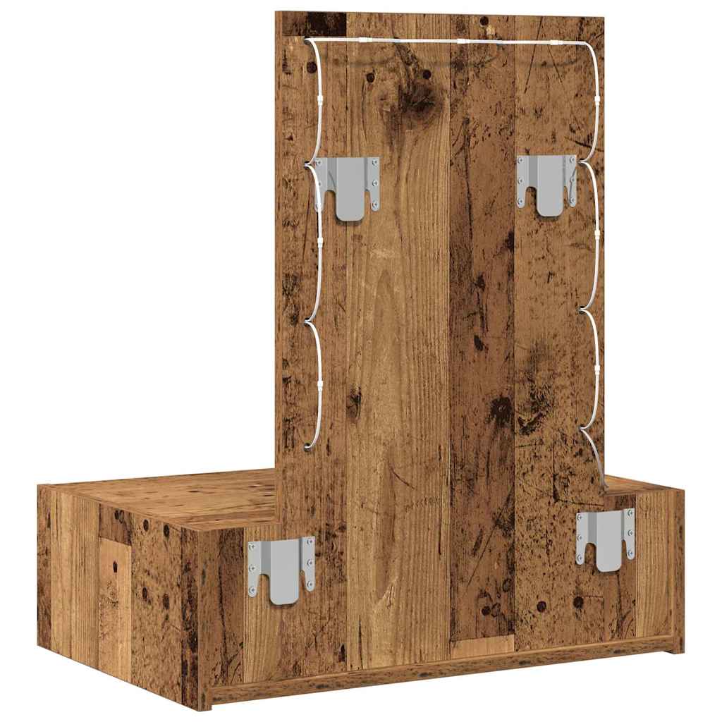 Table de Toilette Marron 60 x 40 x 70 cm Bois d'ingénierie - XIOS