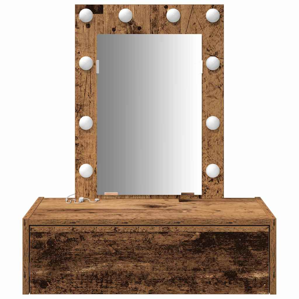 Table de Toilette Marron 60 x 40 x 70 cm Bois d'ingénierie - XIOS