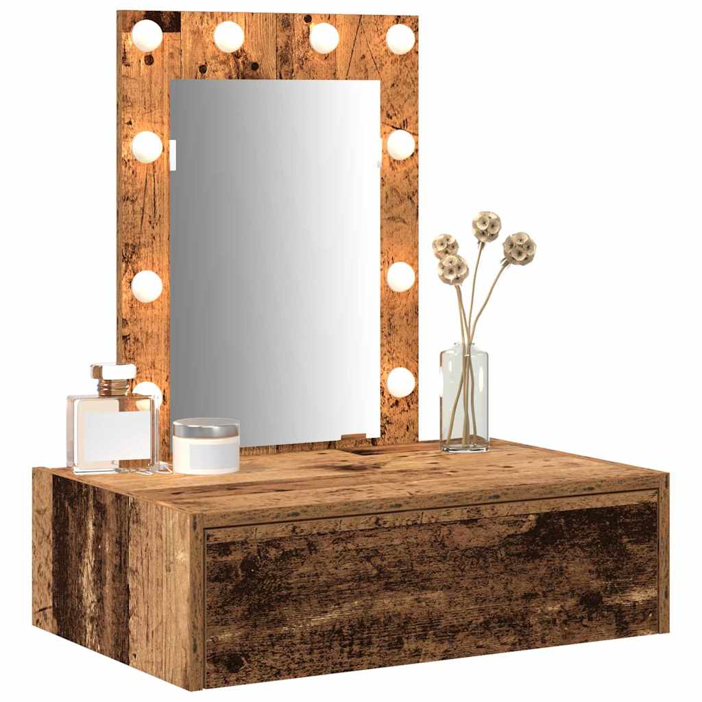 Table de Toilette Marron 60 x 40 x 70 cm Bois d'ingénierie - XIOS