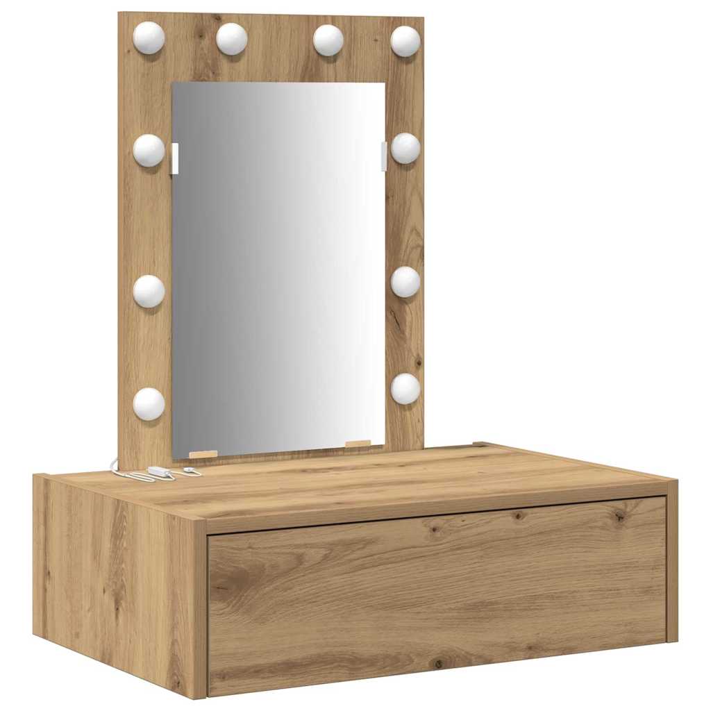 Table de Toilette Marron 60 x 40 x 70 cm Bois d'ingénierie - XIOS