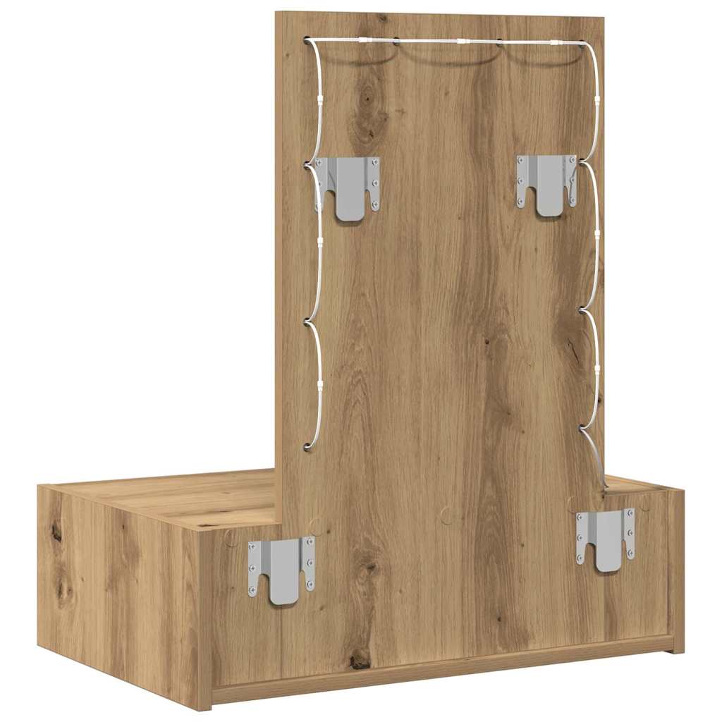 Table de Toilette Marron 60 x 40 x 70 cm Bois d'ingénierie - XIOS