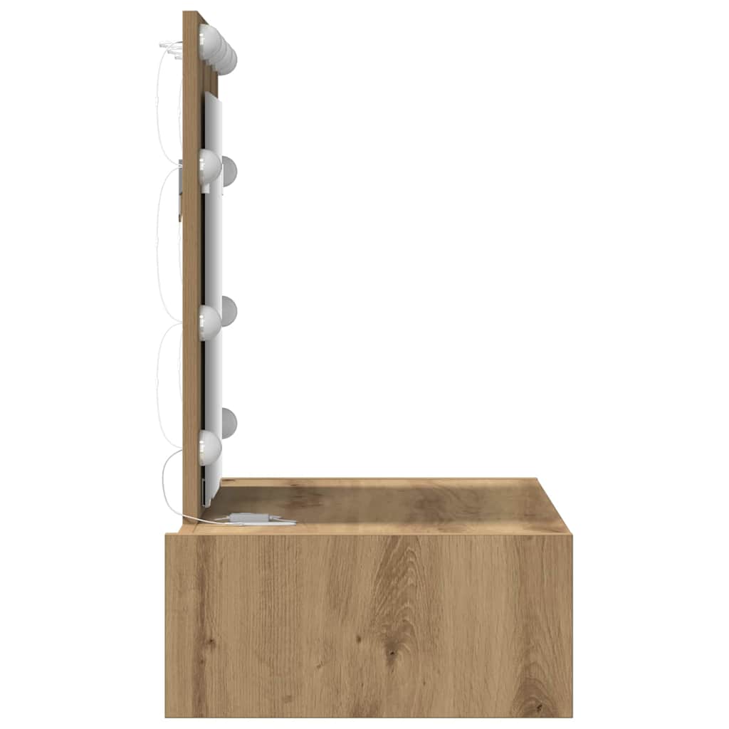 Table de Toilette Marron 60 x 40 x 70 cm Bois d'ingénierie - XIOS