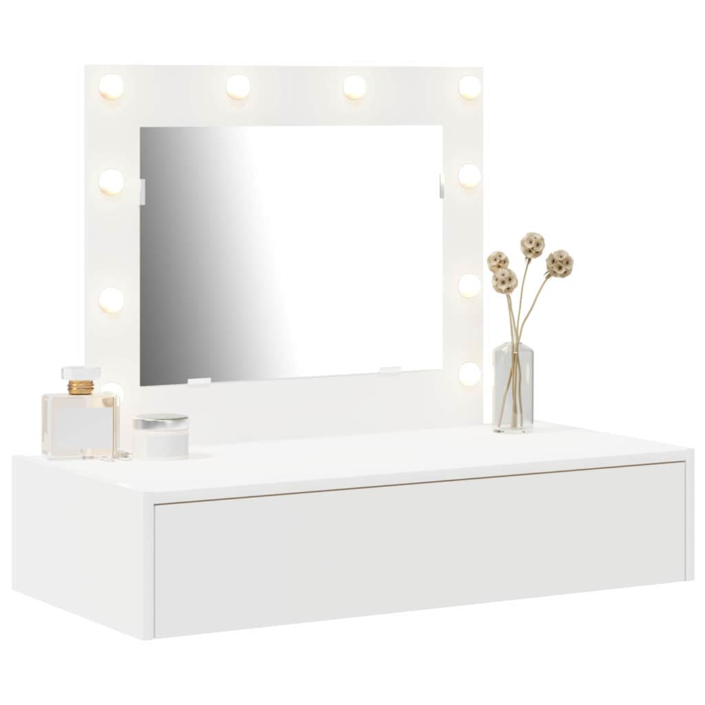 Table de Toilette Blanc 83 x 40 x 70 cm Bois d'ingénierie - XIOS