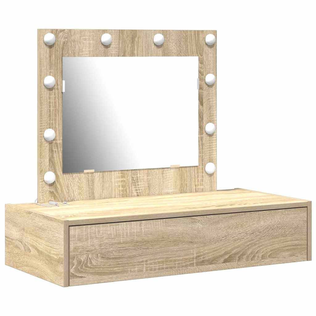 Table de Toilette Marron 83 x 40 x 70 cm Bois d'ingénierie - XIOS