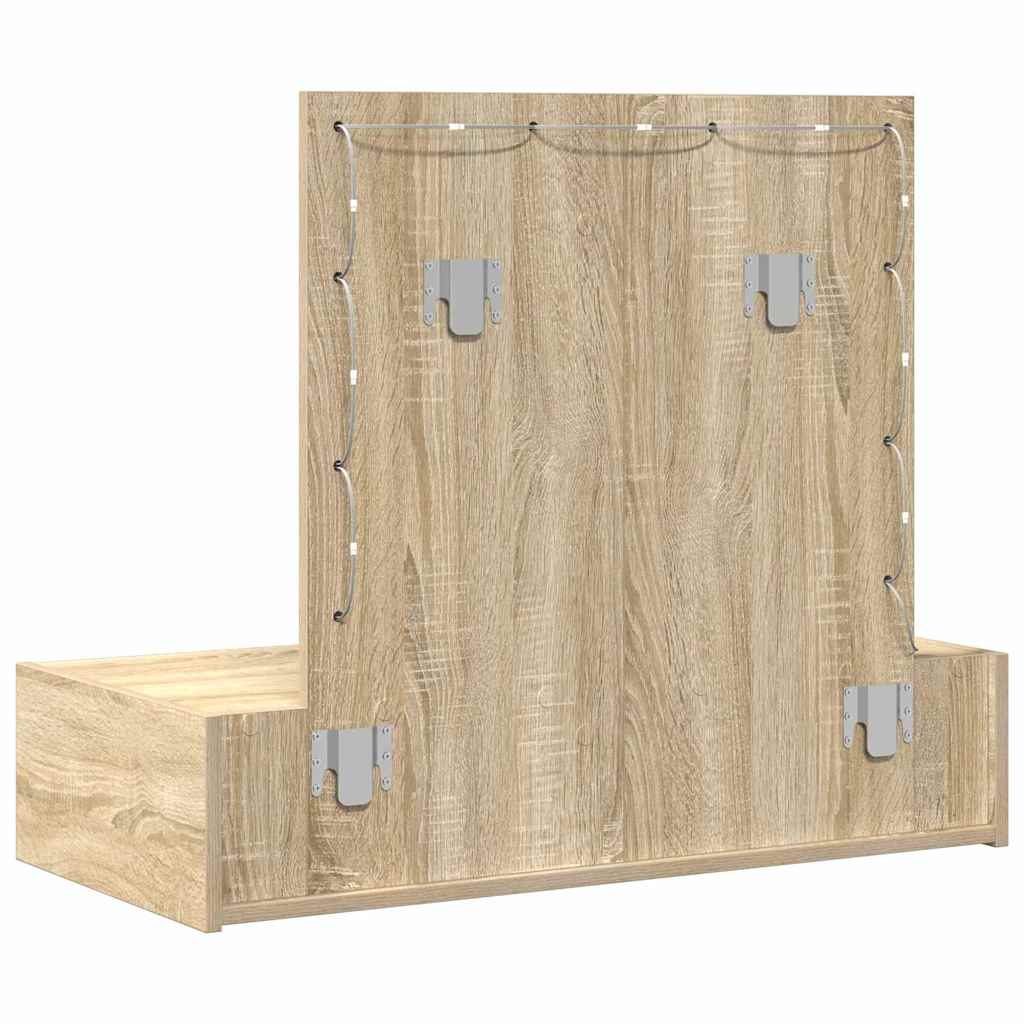 Table de Toilette Marron 83 x 40 x 70 cm Bois d'ingénierie - XIOS