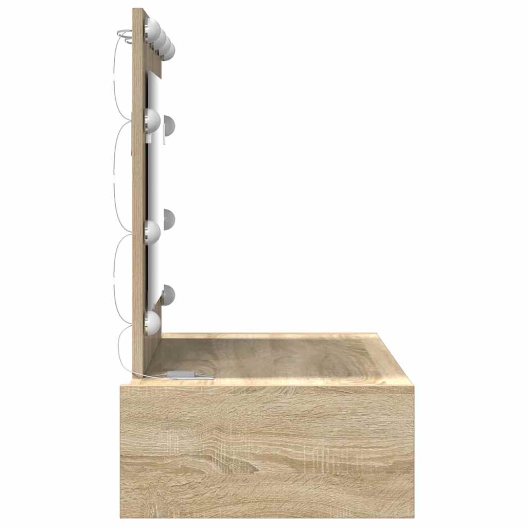 Table de Toilette Marron 83 x 40 x 70 cm Bois d'ingénierie - XIOS