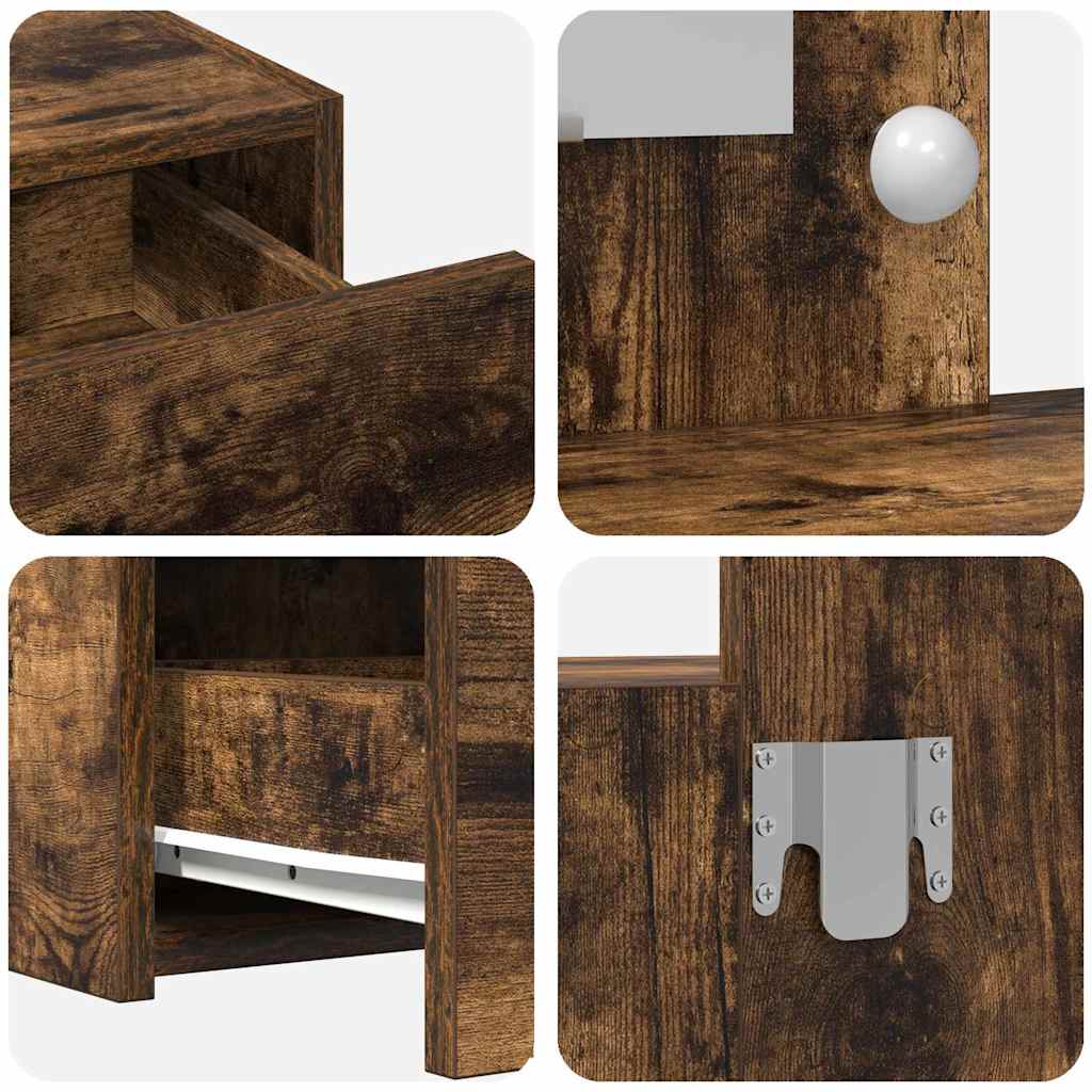 Table de Toilette Marron 83 x 40 x 70 cm Bois d'ingénierie - XIOS