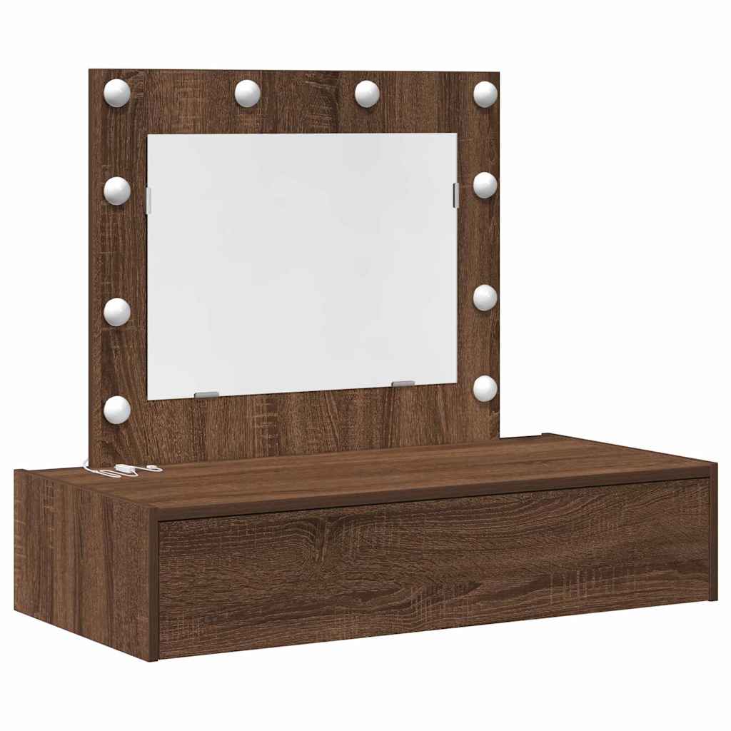 Table de Toilette Marron 83 x 40 x 70 cm Bois d'ingénierie - XIOS