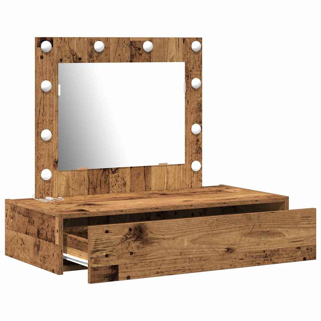 Table de Toilette Marron 83 x 40 x 70 cm Bois d'ingénierie - XIOS