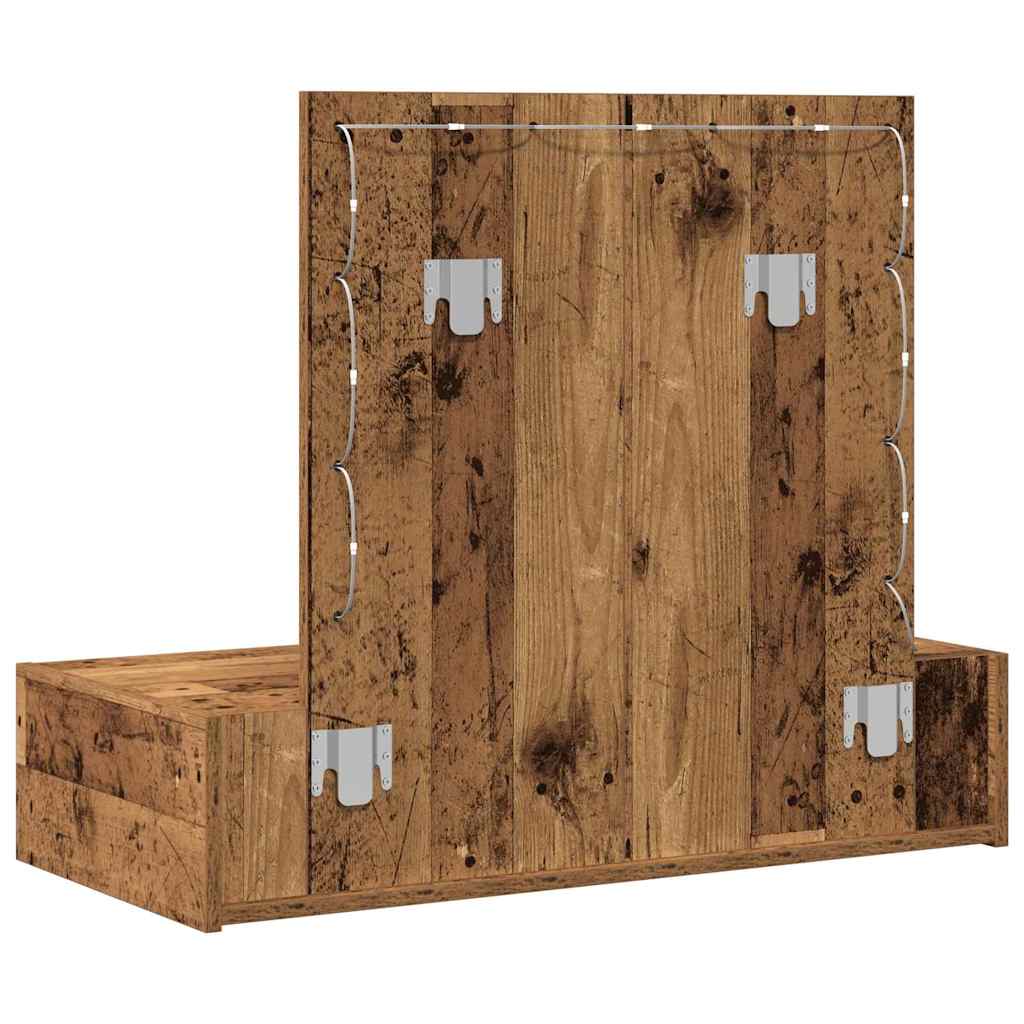 Table de Toilette Marron 83 x 40 x 70 cm Bois d'ingénierie - XIOS