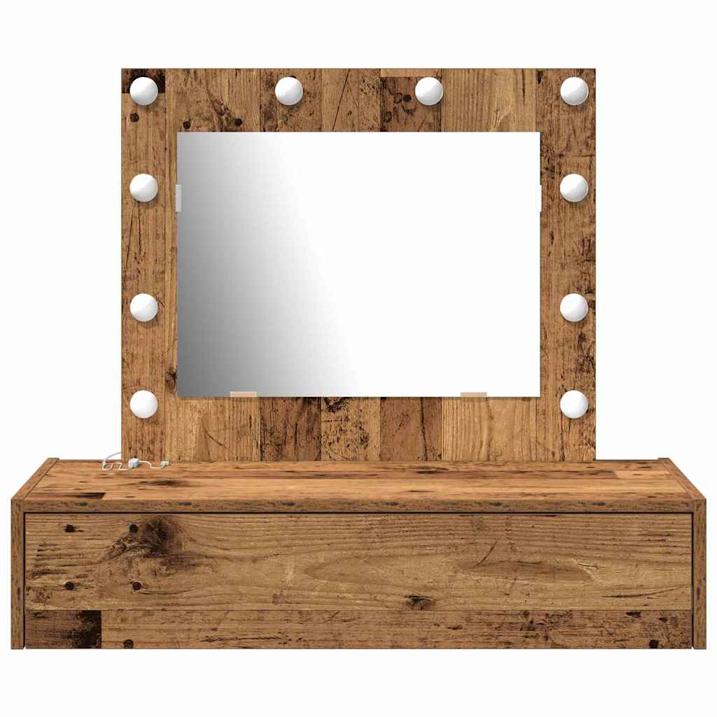 Table de Toilette Marron 83 x 40 x 70 cm Bois d'ingénierie - XIOS