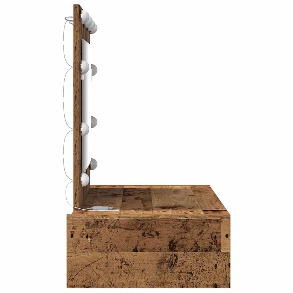 Table de Toilette Marron 83 x 40 x 70 cm Bois d'ingénierie - XIOS