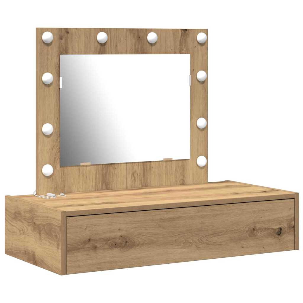 Table de Toilette Marron 83 x 40 x 70 cm Bois d'ingénierie - XIOS