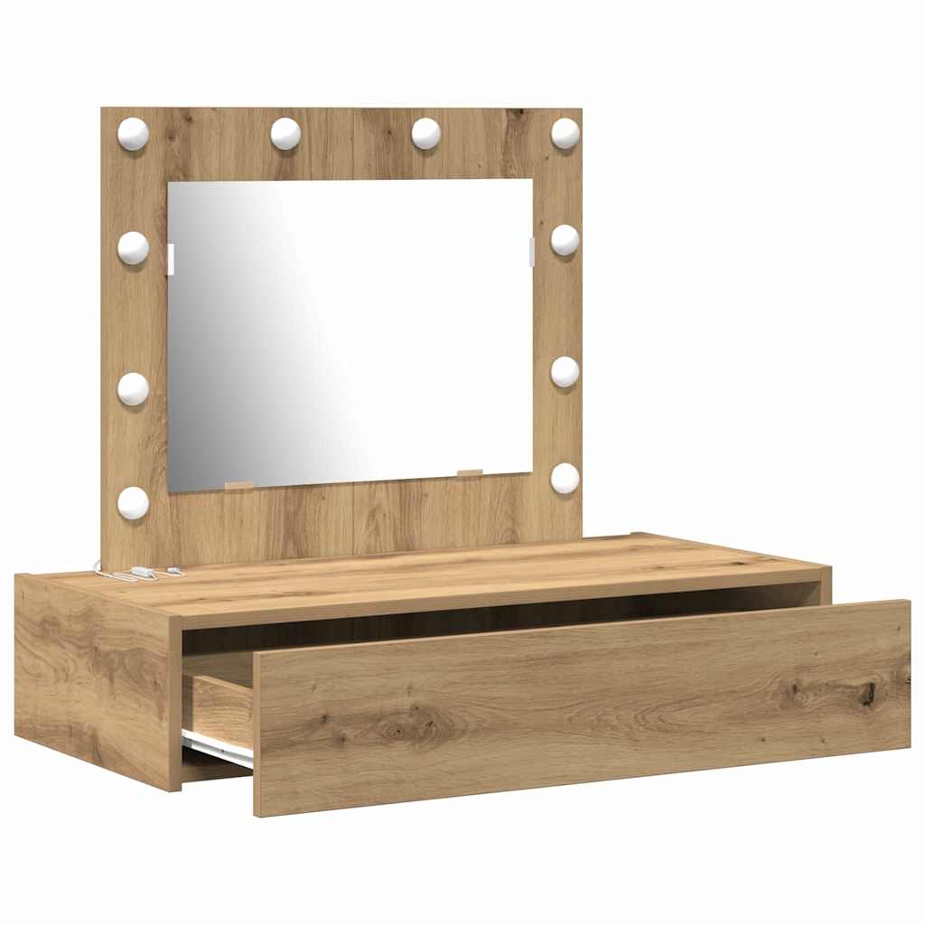 Table de Toilette Marron 83 x 40 x 70 cm Bois d'ingénierie - XIOS
